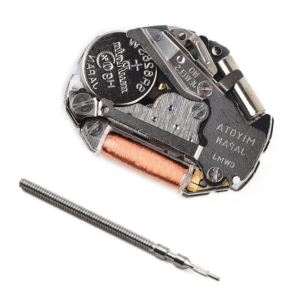 Mechanical Movement Tools Quartz Replace Repairs Silver Watch Movement Durable