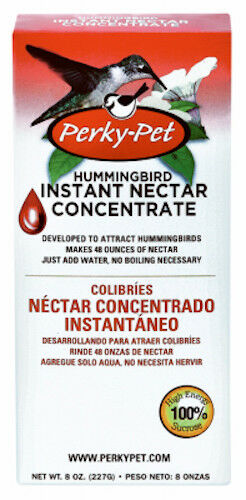 Perky Pet: 240sf:8oz:  No Boil Instant Hummingbird Nectar & Food: Makes 48 Oz