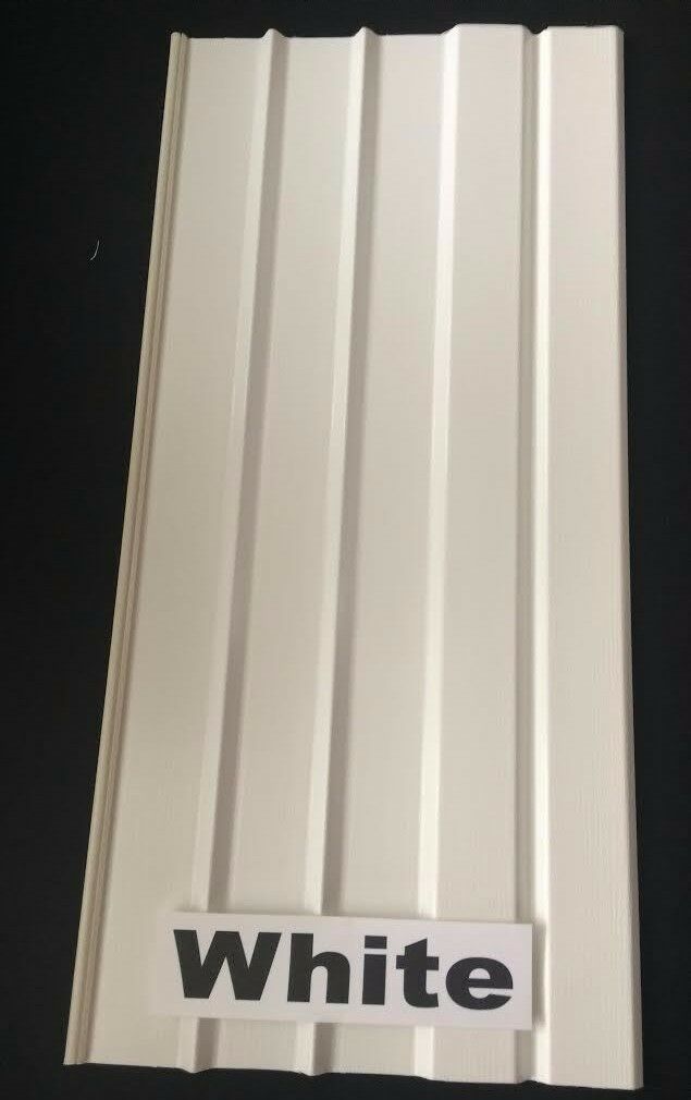 Mobile Home Skirting Vinyl Underpinning Panel White  16" W X 35" L (10 Panels)